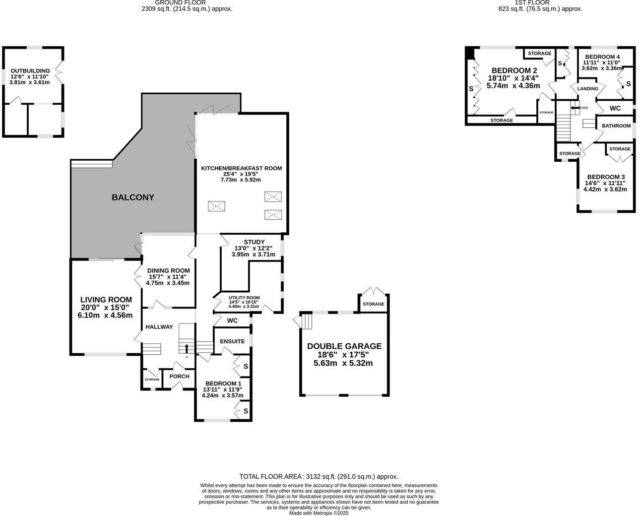 Old Leicester Road, Wansford, PE8 floorplan