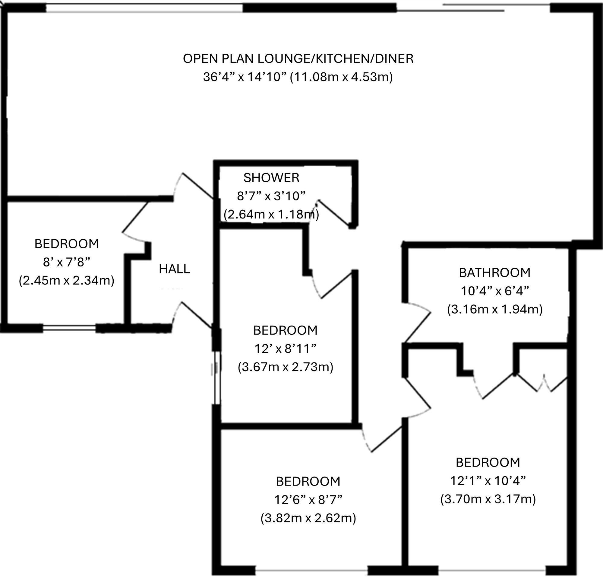 Westfield Rise, Saltdean, BN2 8HR floorplan