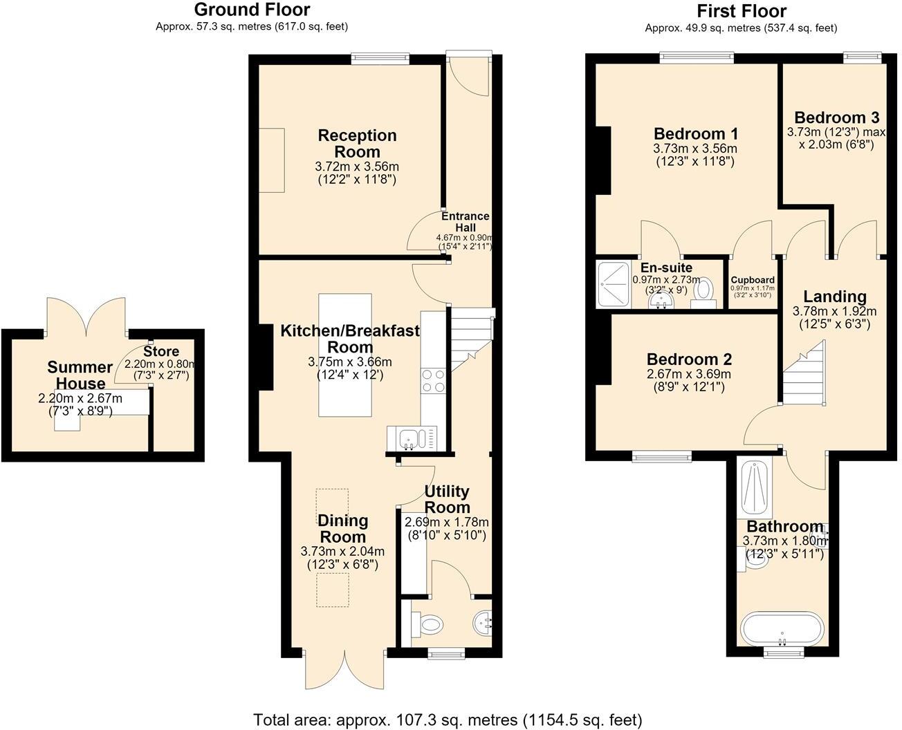 New Queen Street, Newbold, Chesterfield floorplan