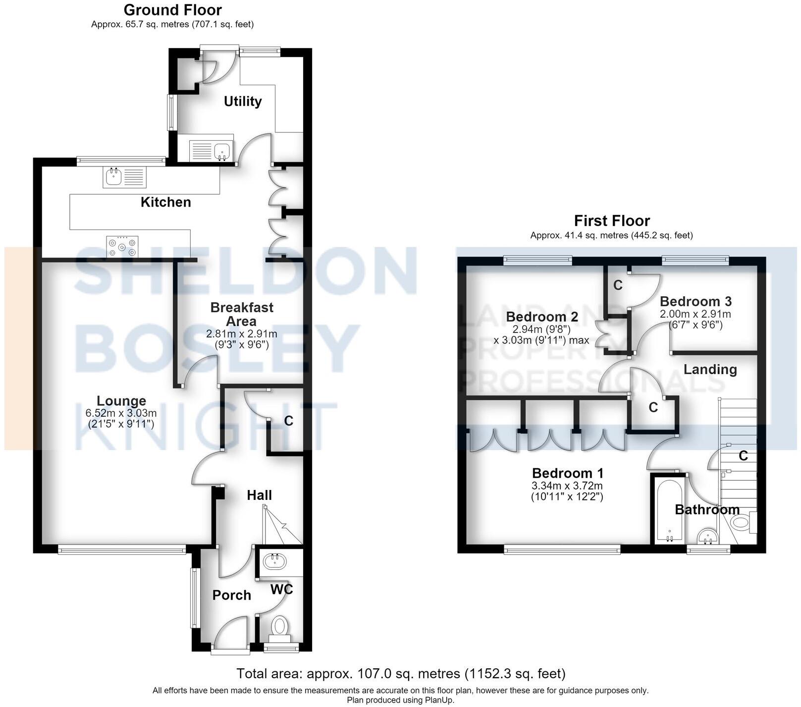Alexandra Road, Evesham, WR11 floorplan