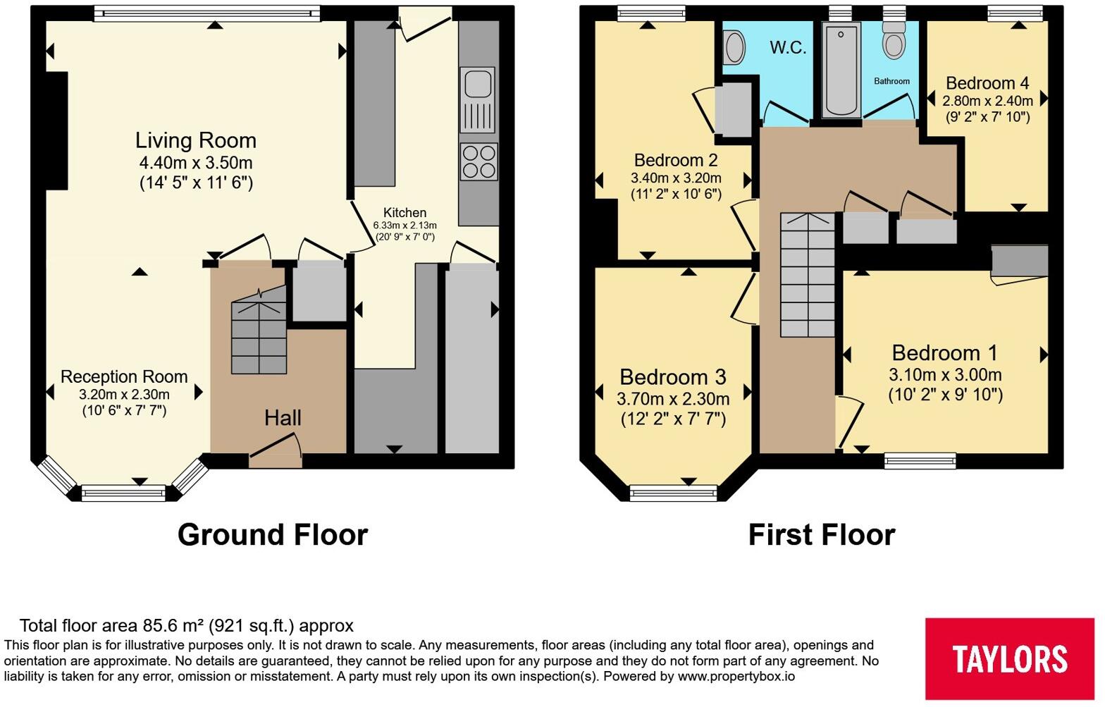 Hortonsfield Road, Yardley Gobion, Northamptonshire, NN12 floorplan