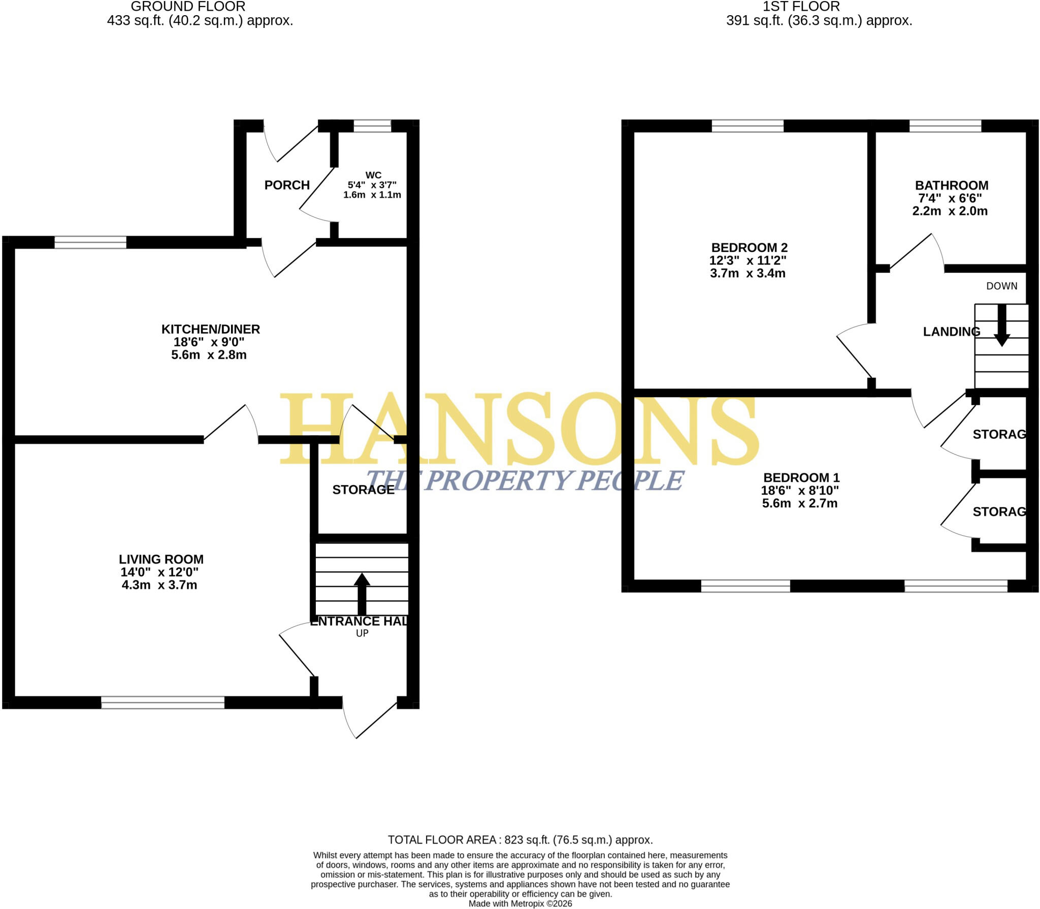 Jubilee Way, Portsmouth, Todmorden floorplan