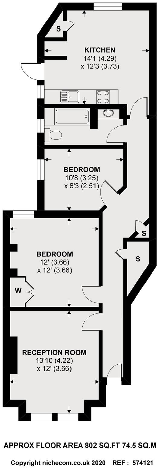 Quinton Street, Earlsfield floorplan