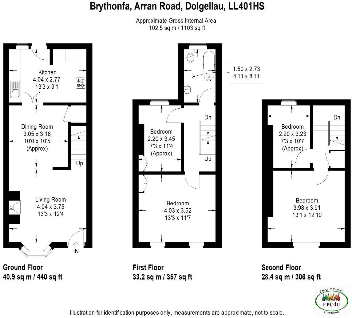 Brythonfa, Arran Road, Dolgellau LL40 1HS floorplan