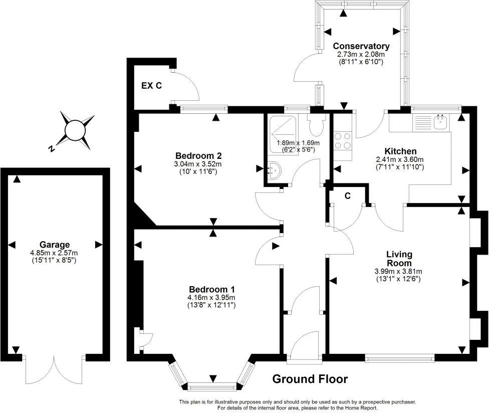 7 Broadhurst Road, Easthouses, EH22 4DW floorplan