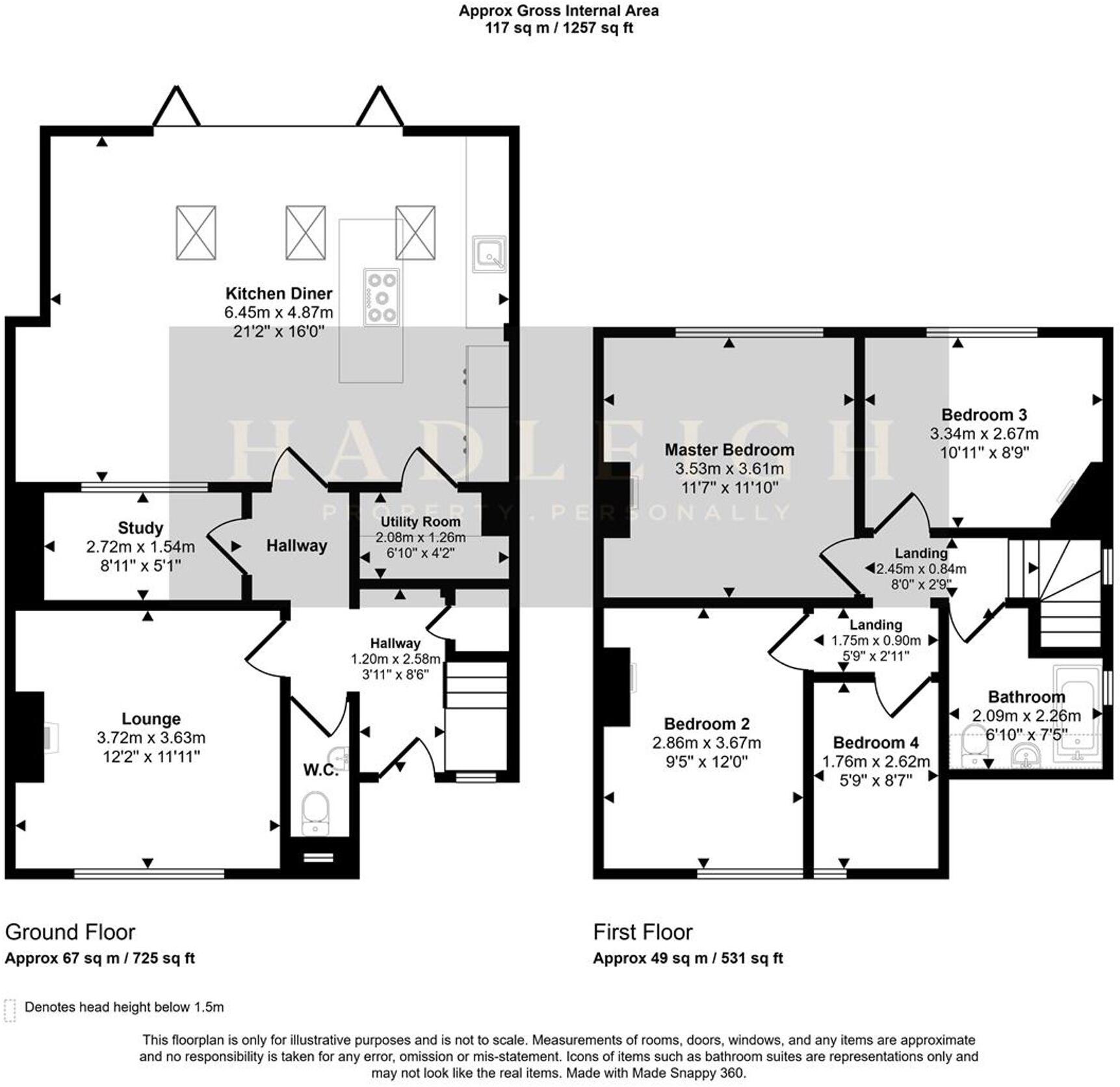 Ravenhurst Road, Birmingham, B17 floorplan