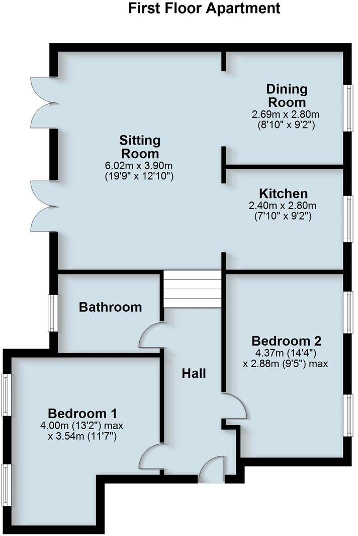 Windsor Court, Rugby floorplan
