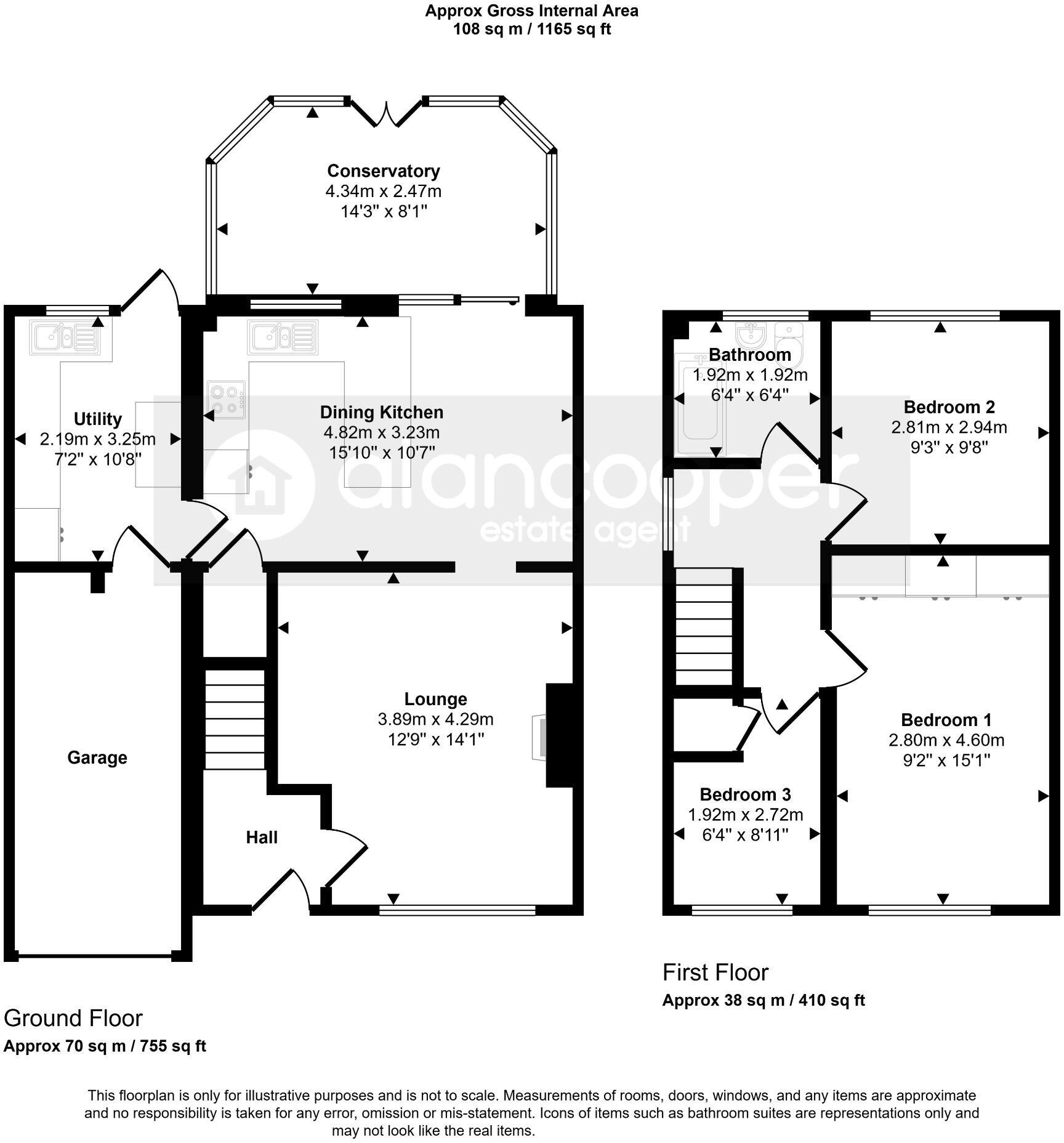 Launceston Drive, Horeston Grange, Nuneaton, CV11 6FT floorplan
