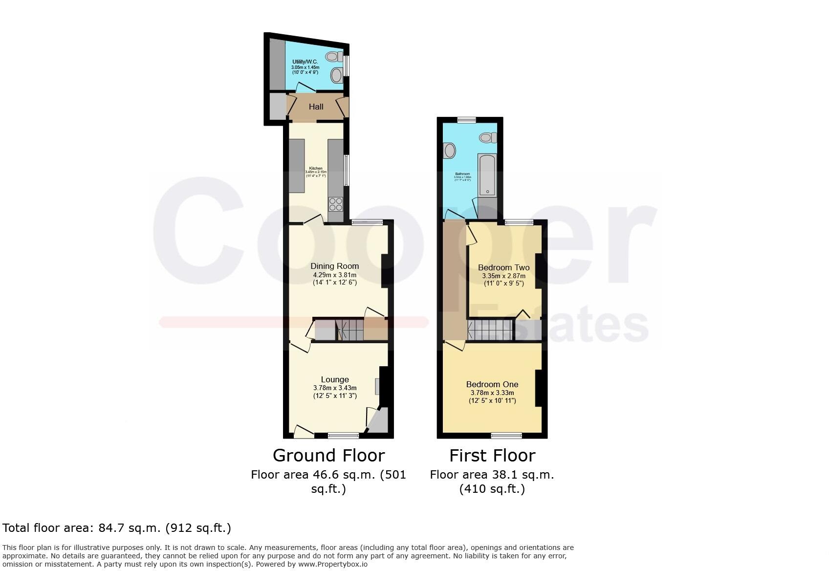 Goward Street, Market Harborough floorplan