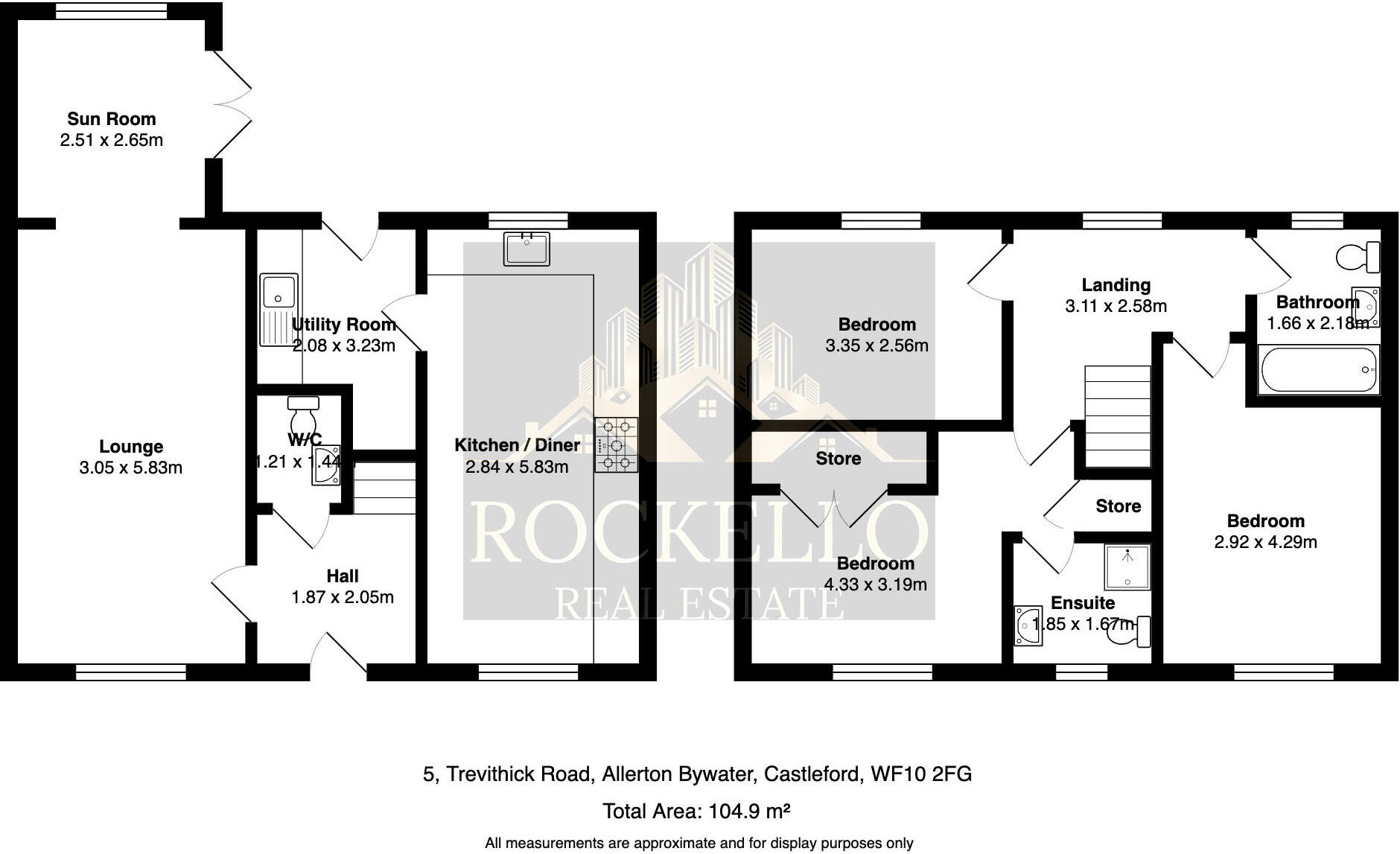 Trevithick Road, Allerton Bywater, Castleford, Leeds floorplan