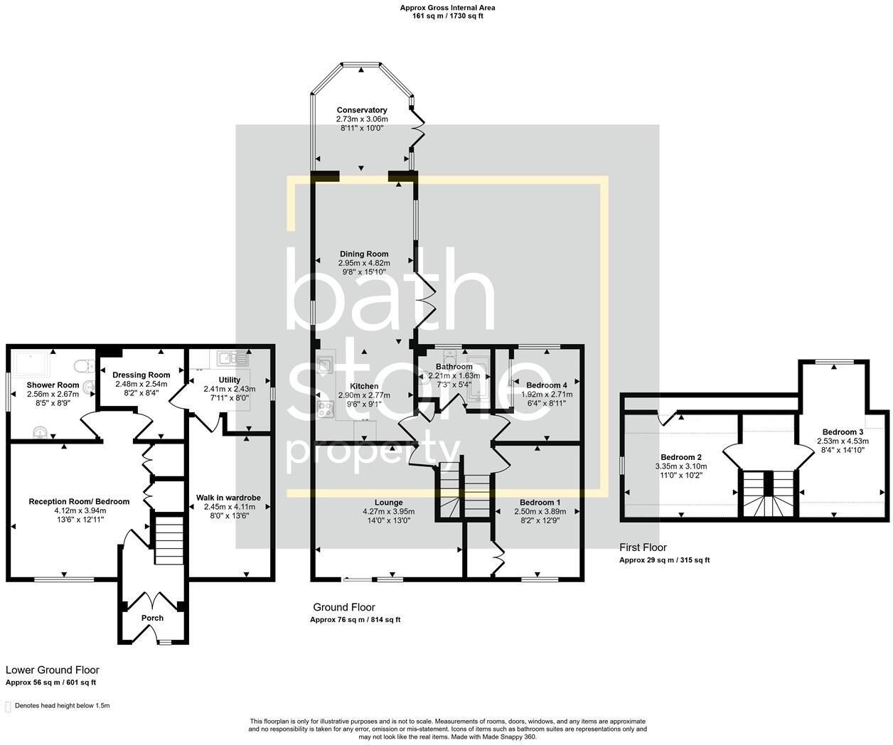 Langdon Road, Bath floorplan