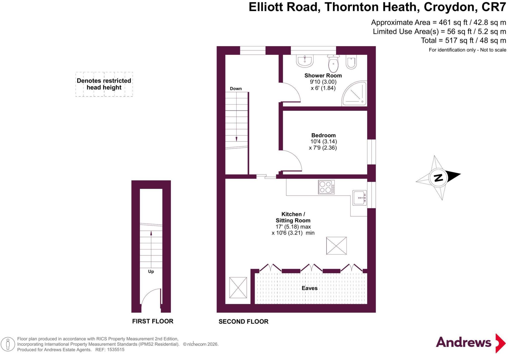 Elliott Road, Thornton Heath, Croydon, CR7 floorplan