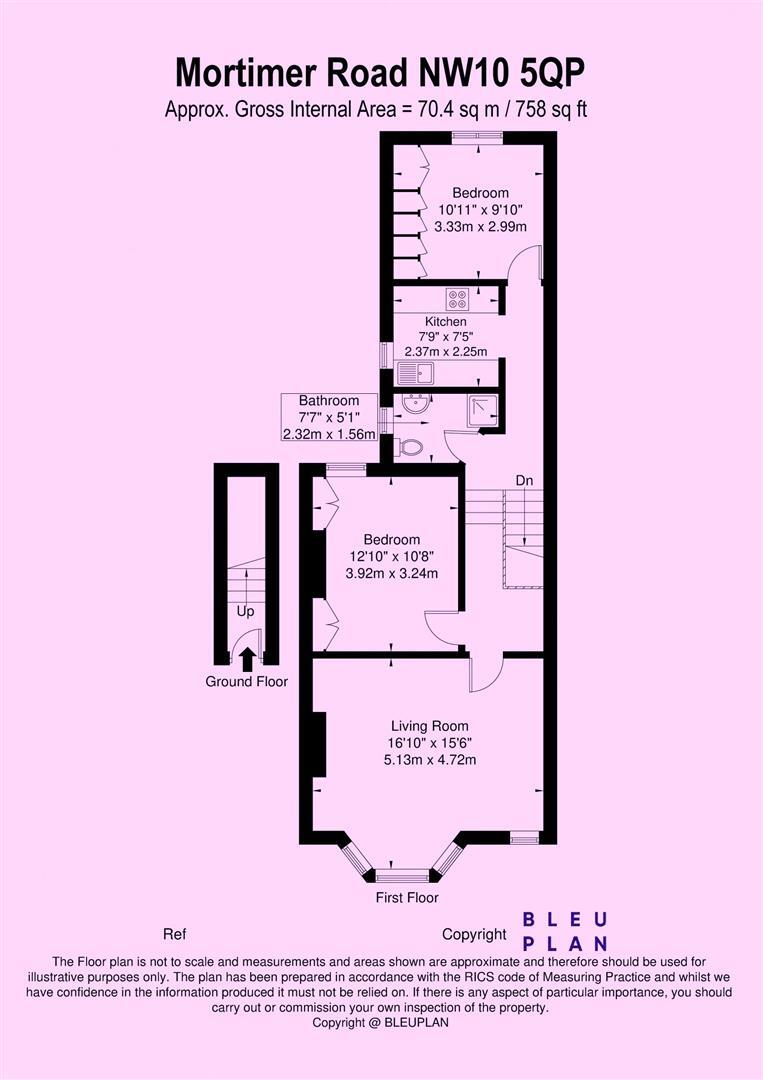 Mortimer Road, Kensal Rise, London floorplan