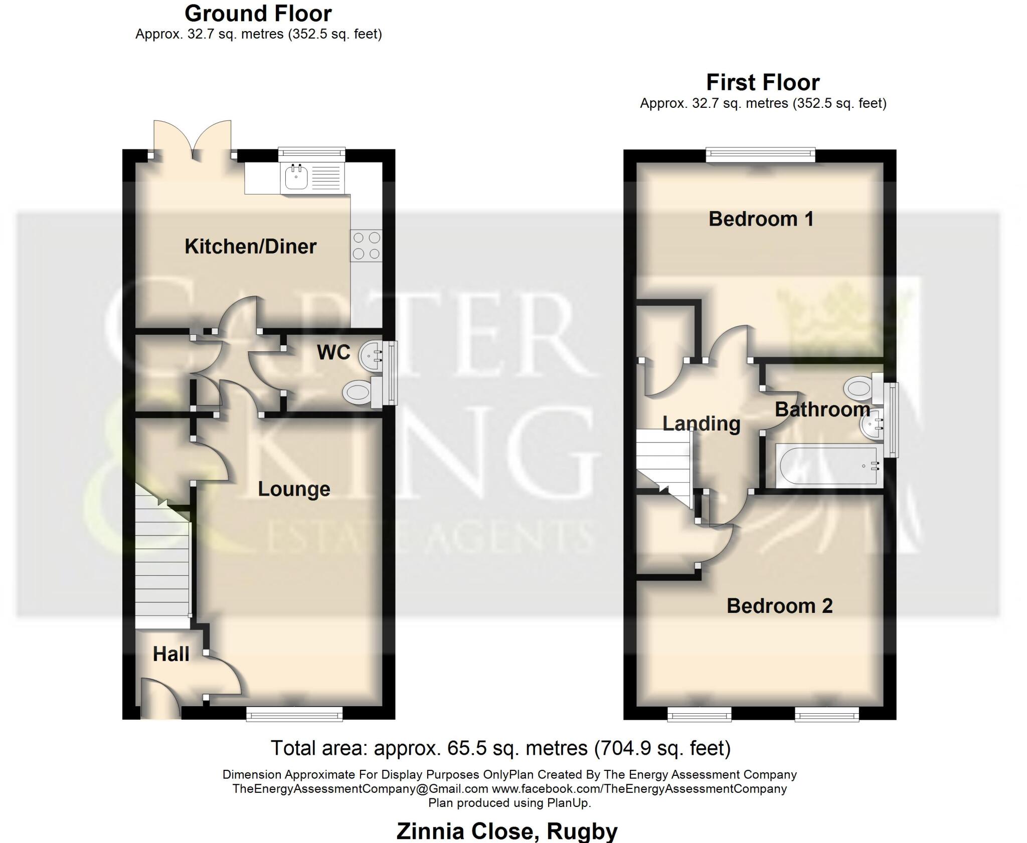Zinnia Close, Coton Park, Rugby floorplan