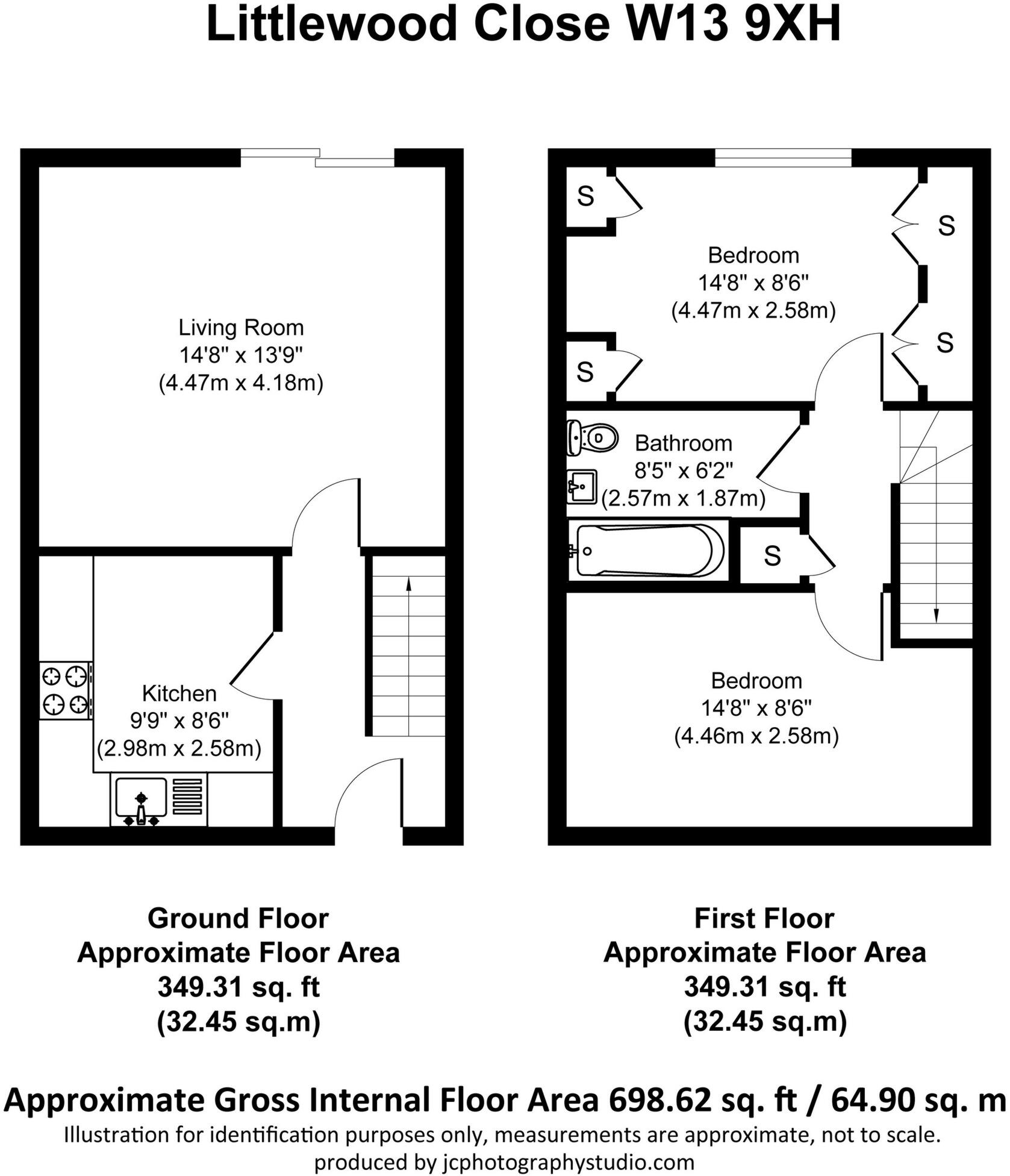 Littlewood Close, Ealing, W13 floorplan