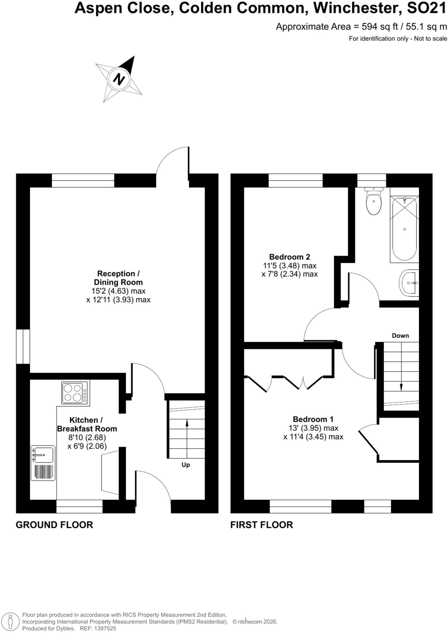 Aspen Close, Colden Common, SO21 floorplan
