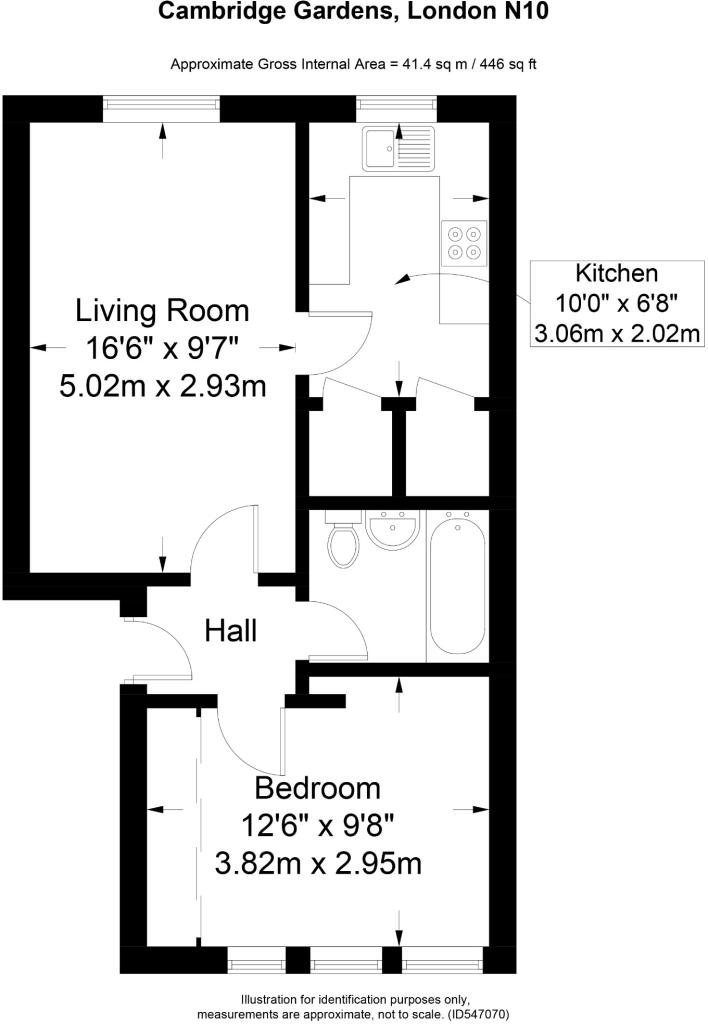 Cambridge Gardens, Muswell Hill, London, N10 floorplan