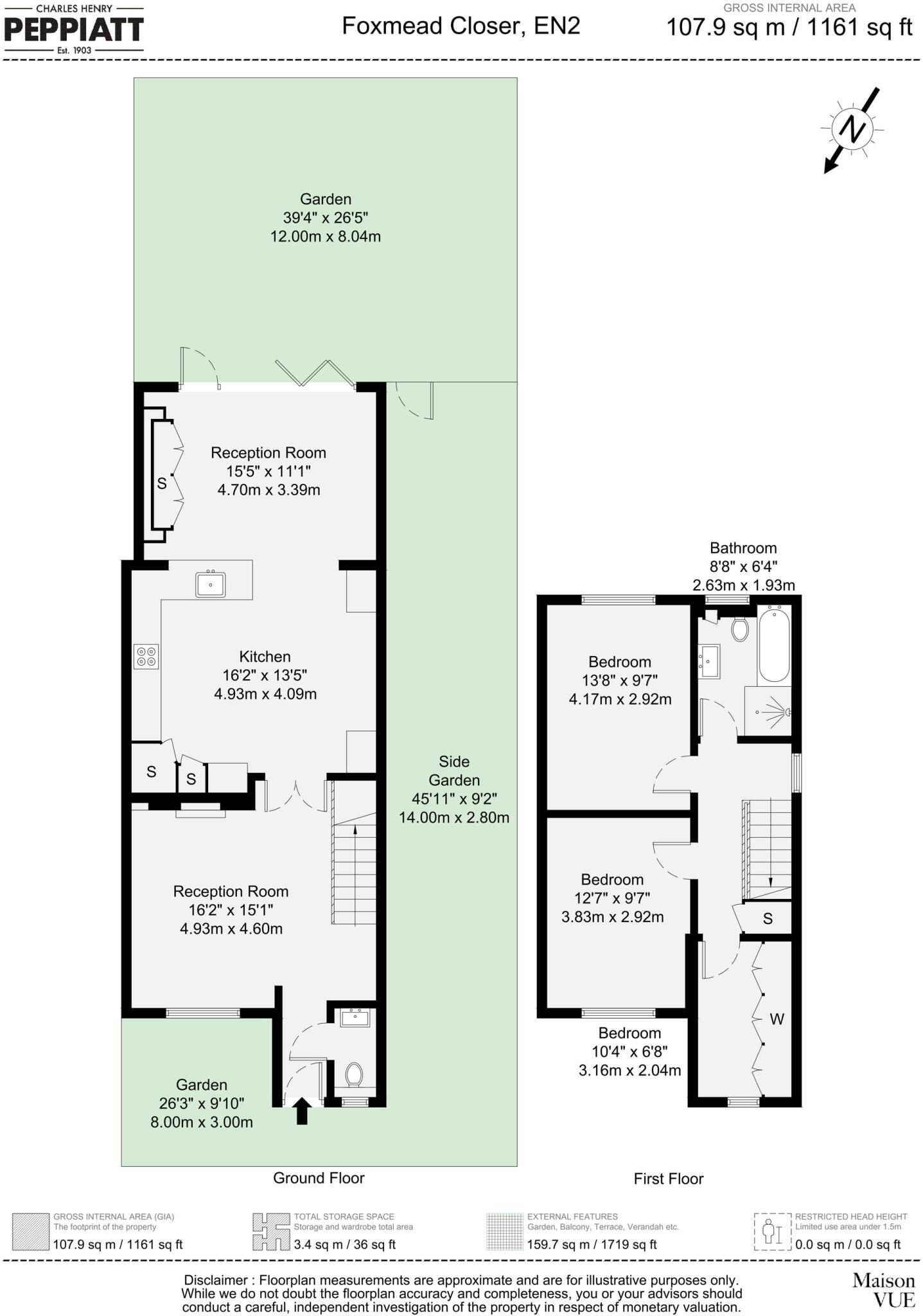 Foxmead Close, Enfield, EN2 floorplan