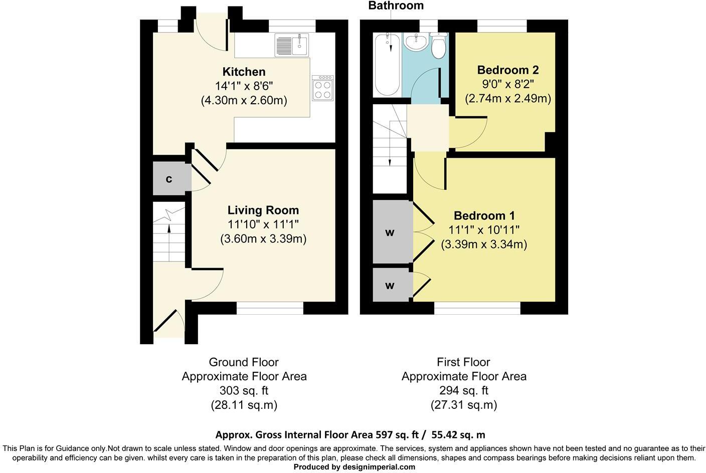 Rushen Walk, Carshalton floorplan