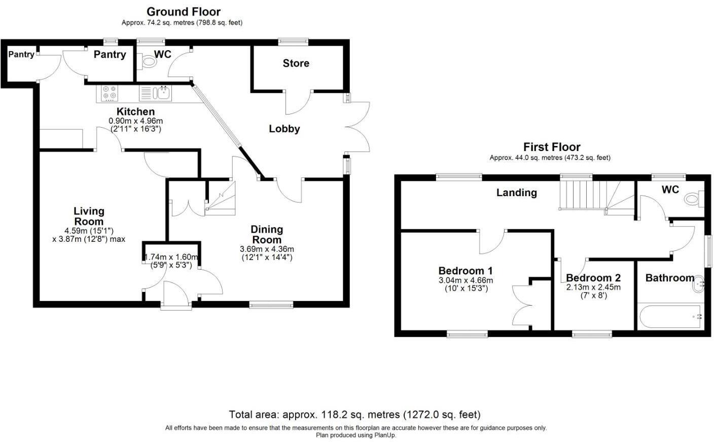 Rushes Lane, Lubenham, Market Harborough floorplan