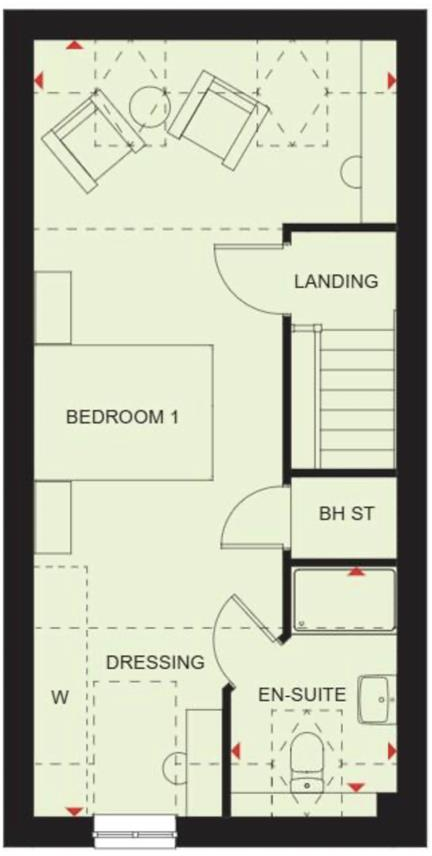 NN17 Horsetail Walk, Priors Hall Park floorplan