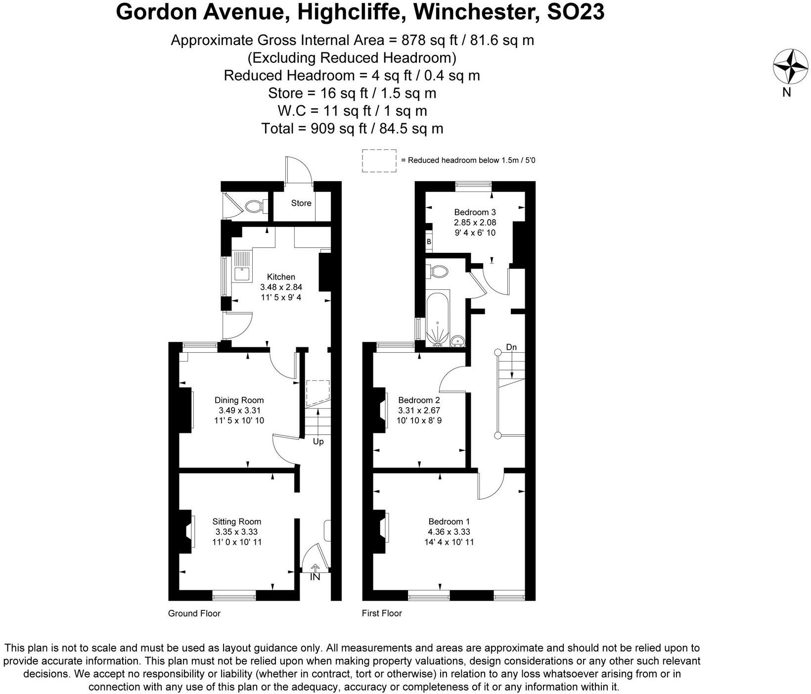 Gordon Avenue, Winchester, SO23 floorplan
