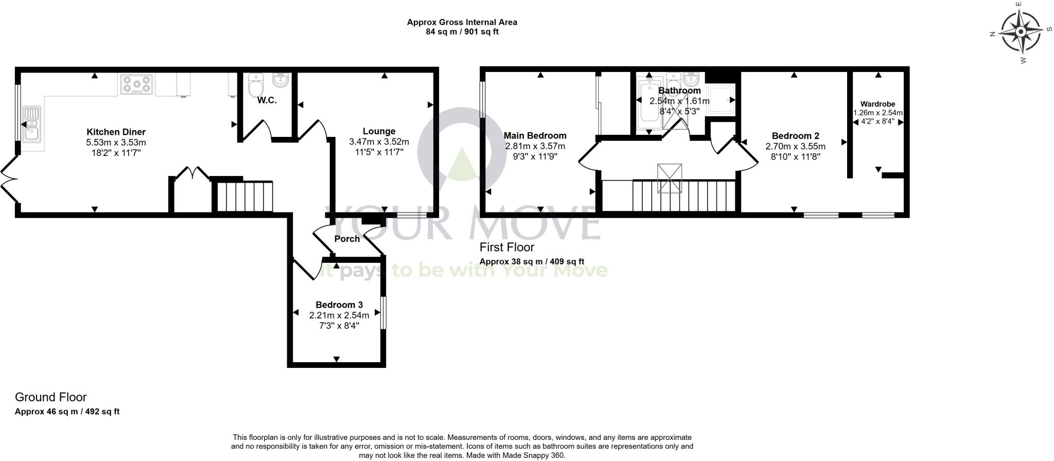 Julian Road, Glenrothes, Fife, KY7 floorplan