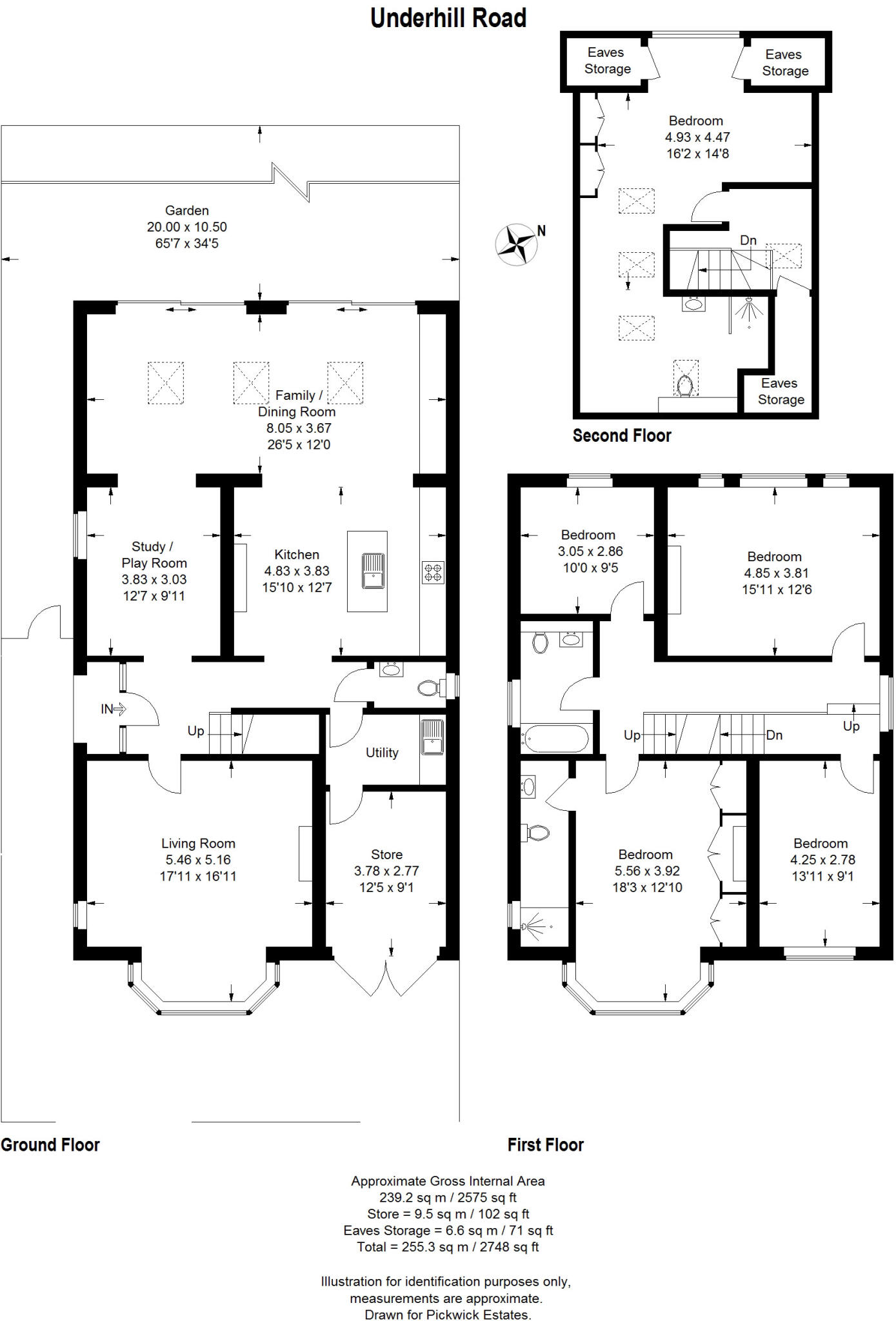 Underhill Road,  London, SE22 floorplan