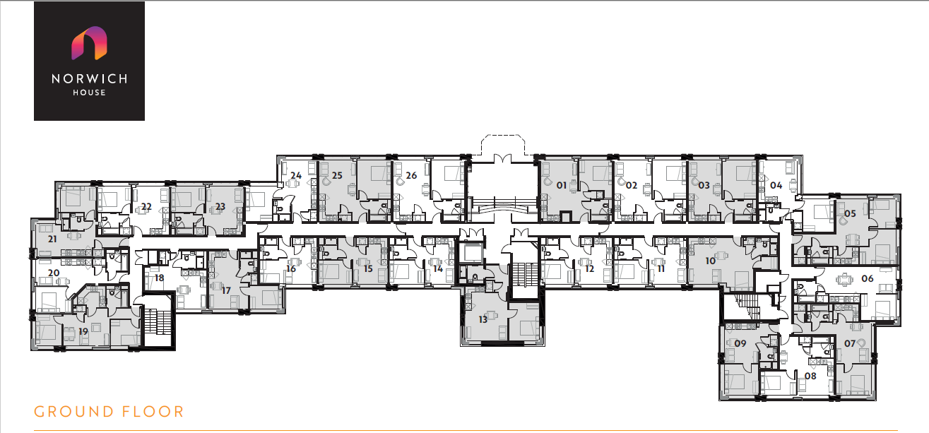 Norwich House, Camberley floorplan