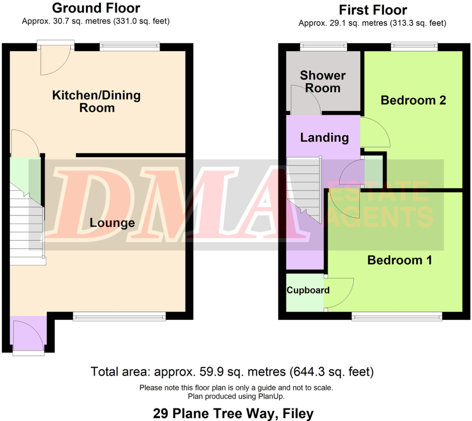 Plane Tree Way, Filey YO14 9PA floorplan