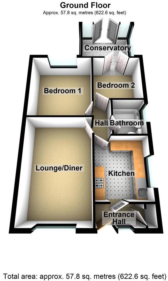 Palmerston Close, Kibworth Beauchamp floorplan