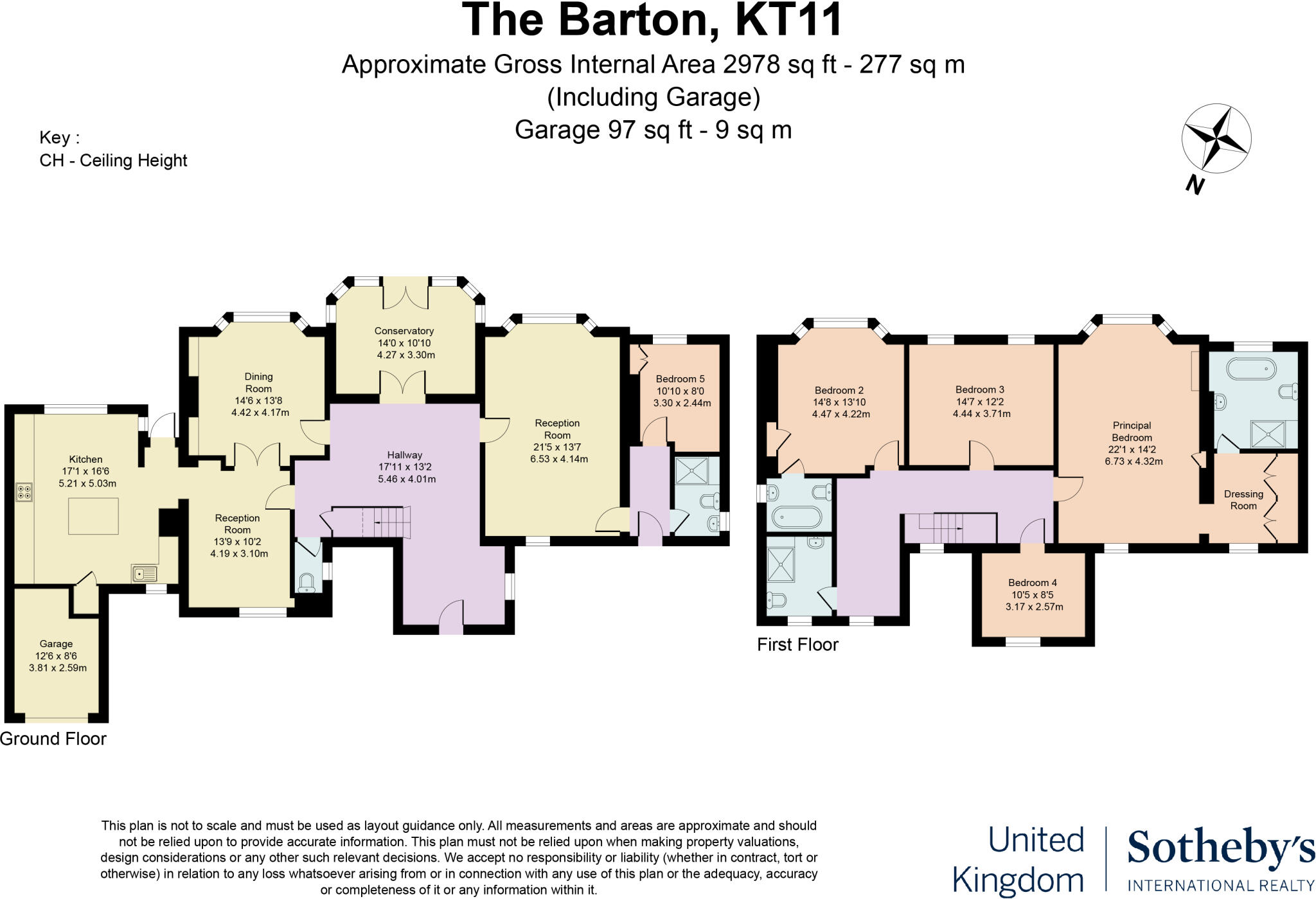22 The Barton, Cobham, Surrey, KT11 floorplan