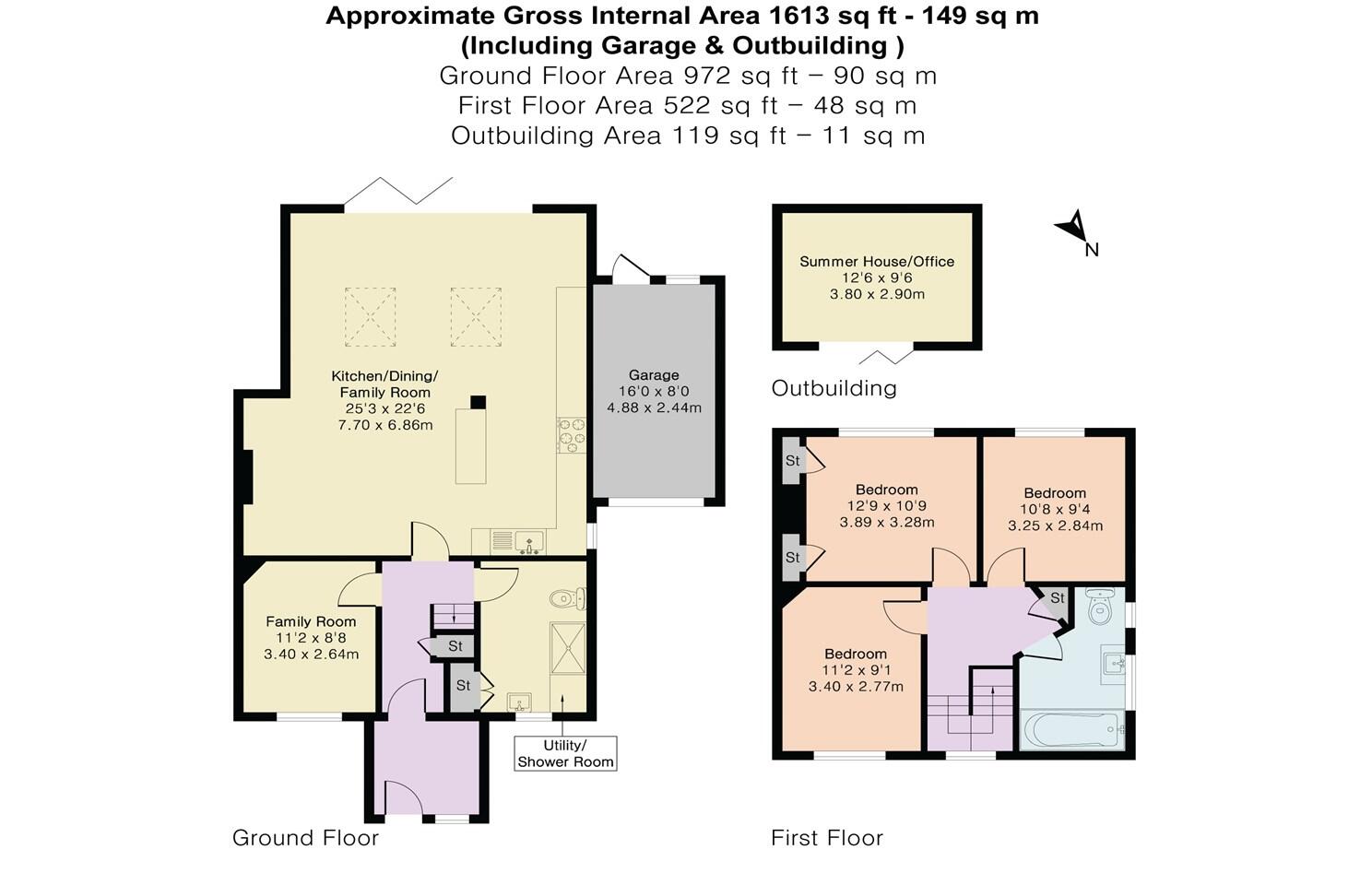 Kidmore End Road, Emmer Green, Reading floorplan