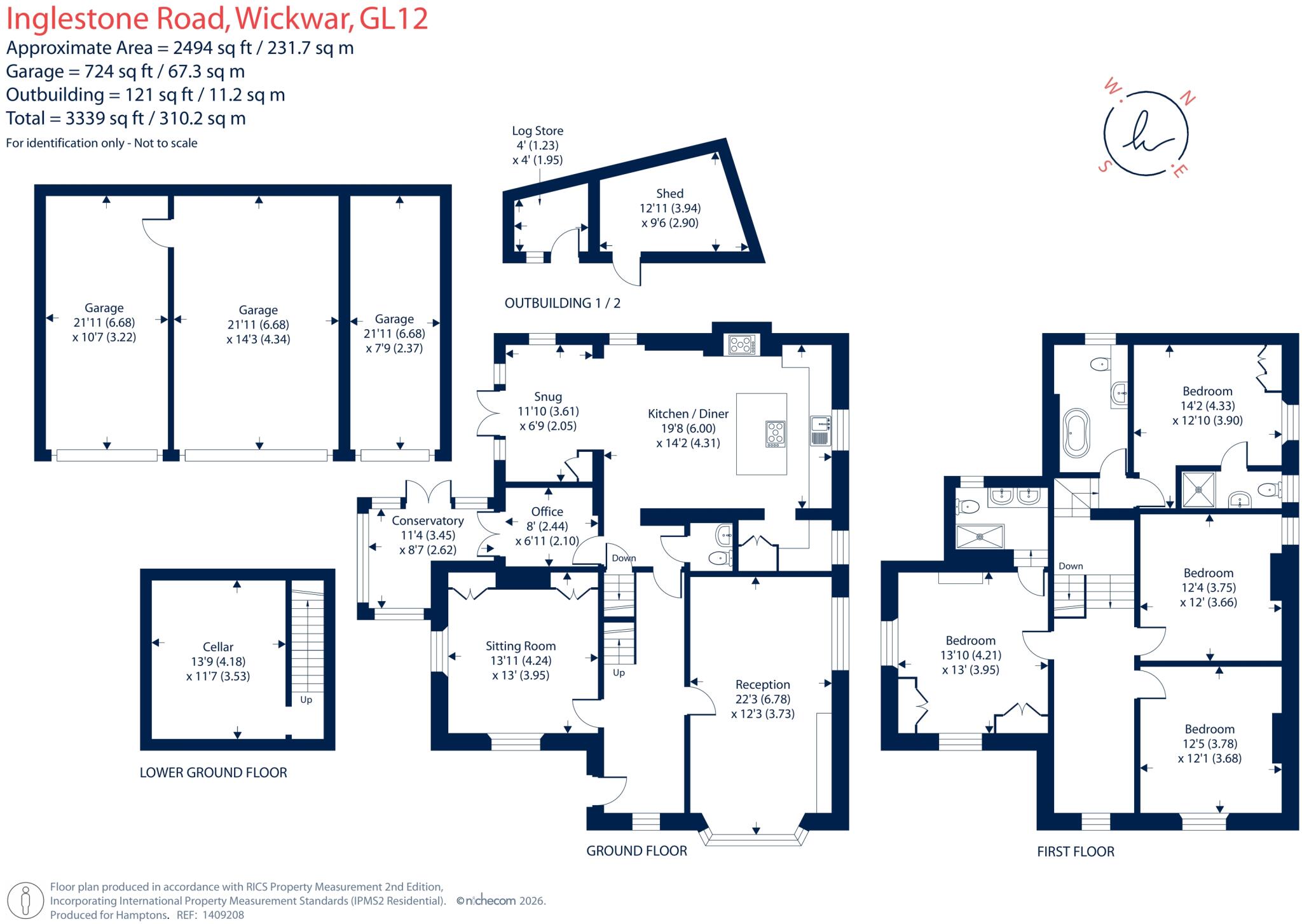 Inglestone Road, Wickwar, GL12 floorplan