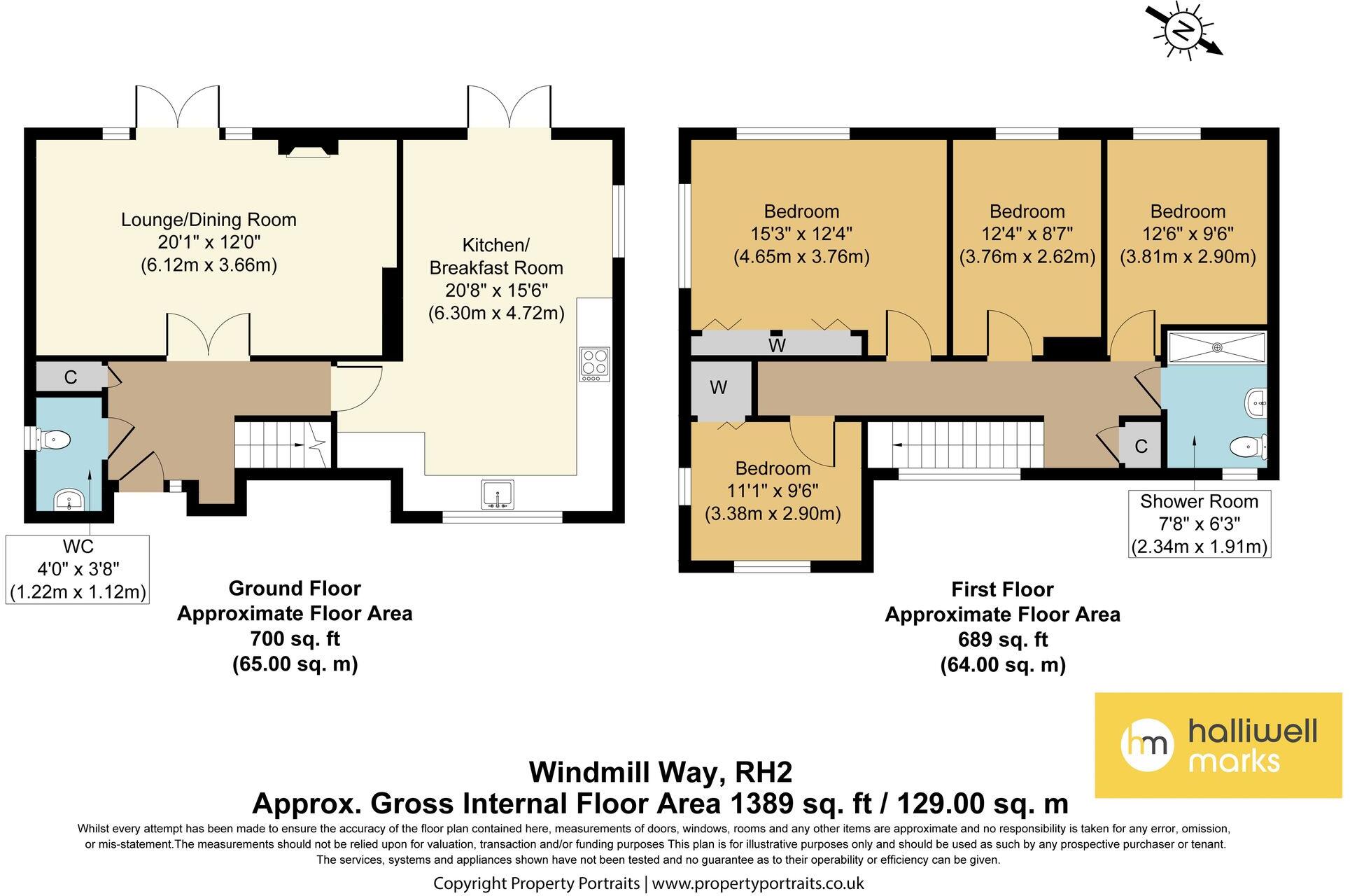 Windmill Way, Reigate, RH2 floorplan