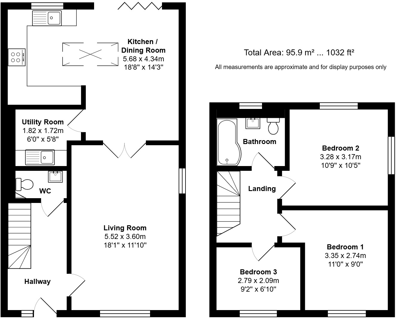 Farlington, Hampshire floorplan