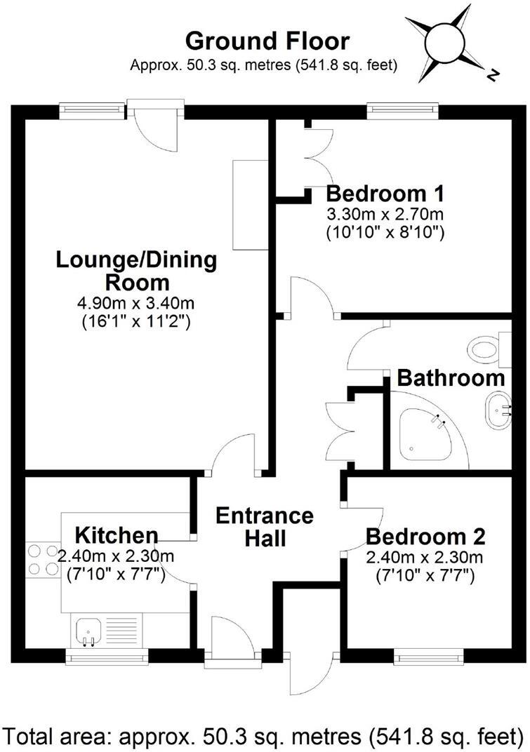 Oswestry Road, Ellesmere. floorplan