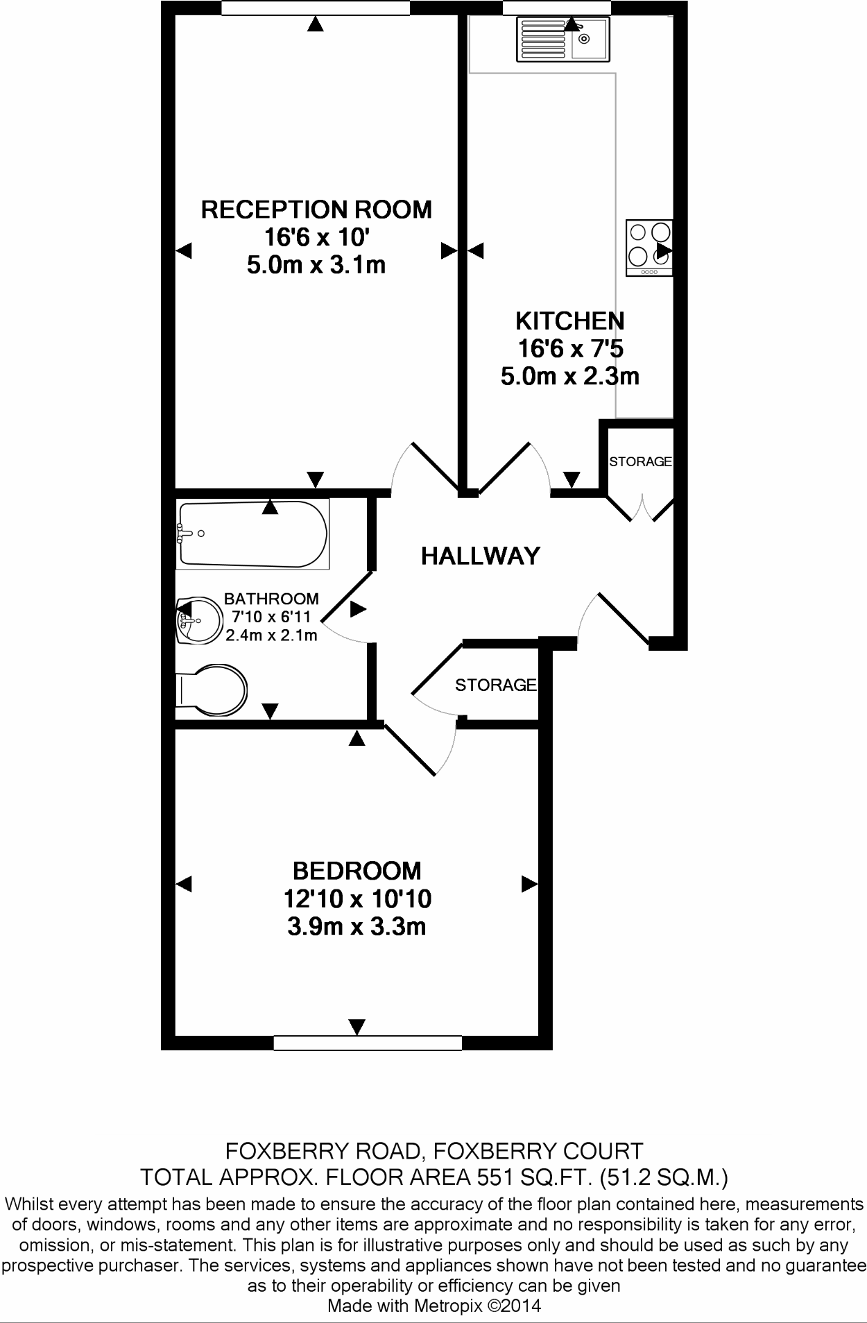 Foxberry Court, Foxberry Road, London, SE4 floorplan