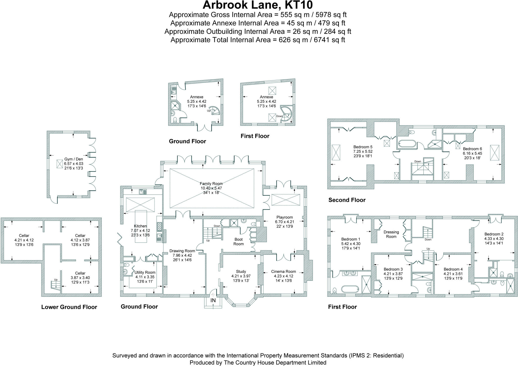 Arbrook Lane, Esher, Surrey, KT10 floorplan
