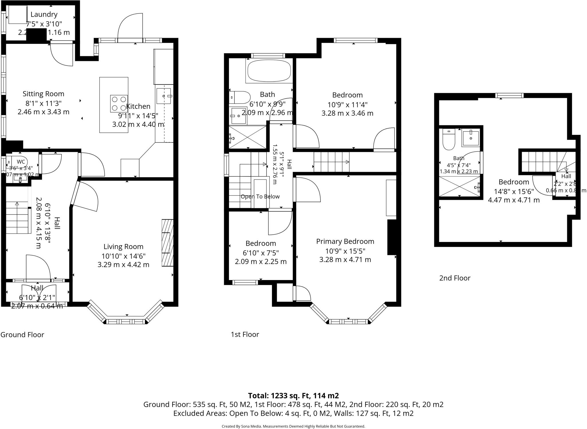 Lymefield Grove, Mile End floorplan