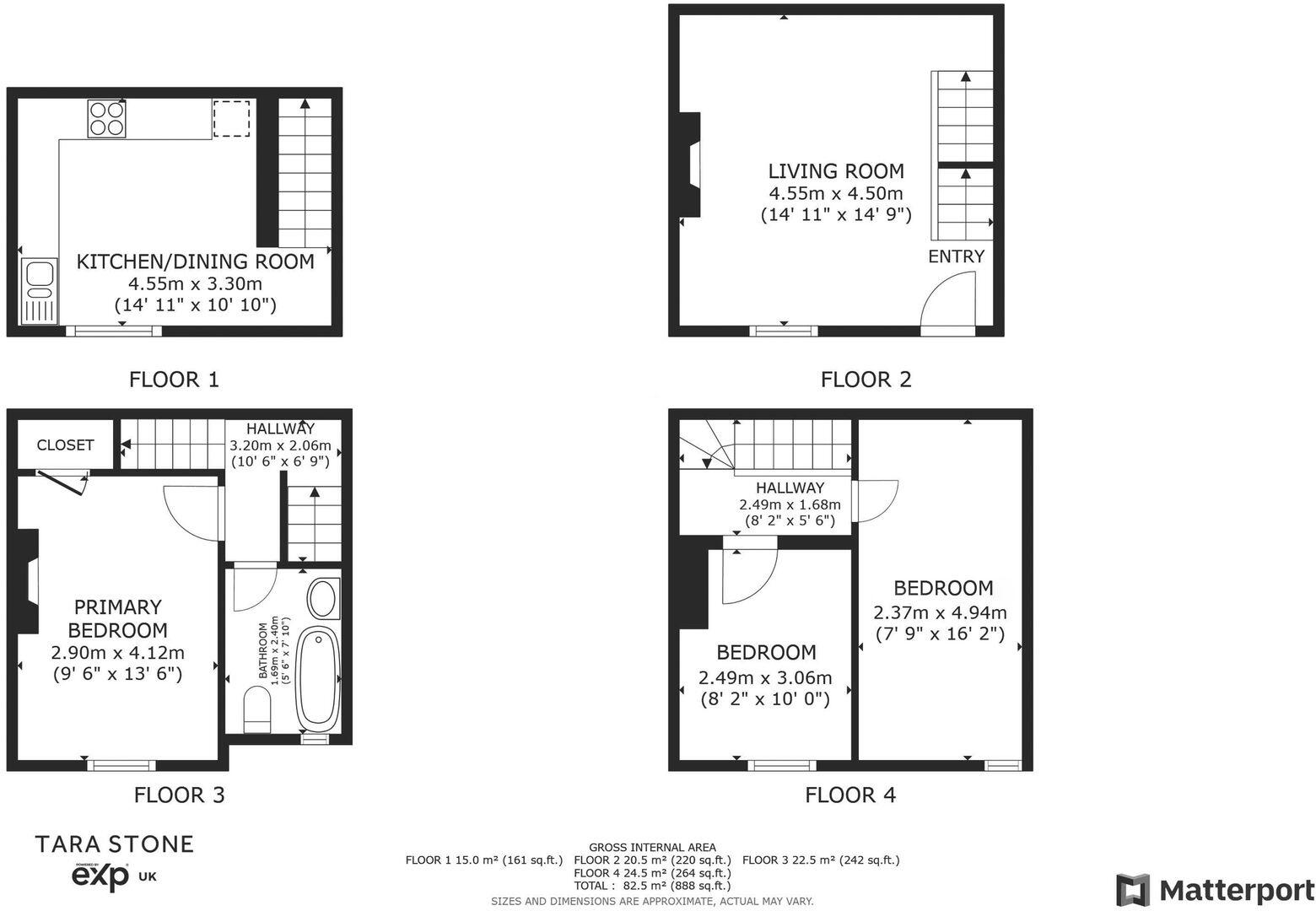 48 Middle Street, Triangle HX6 3NX floorplan