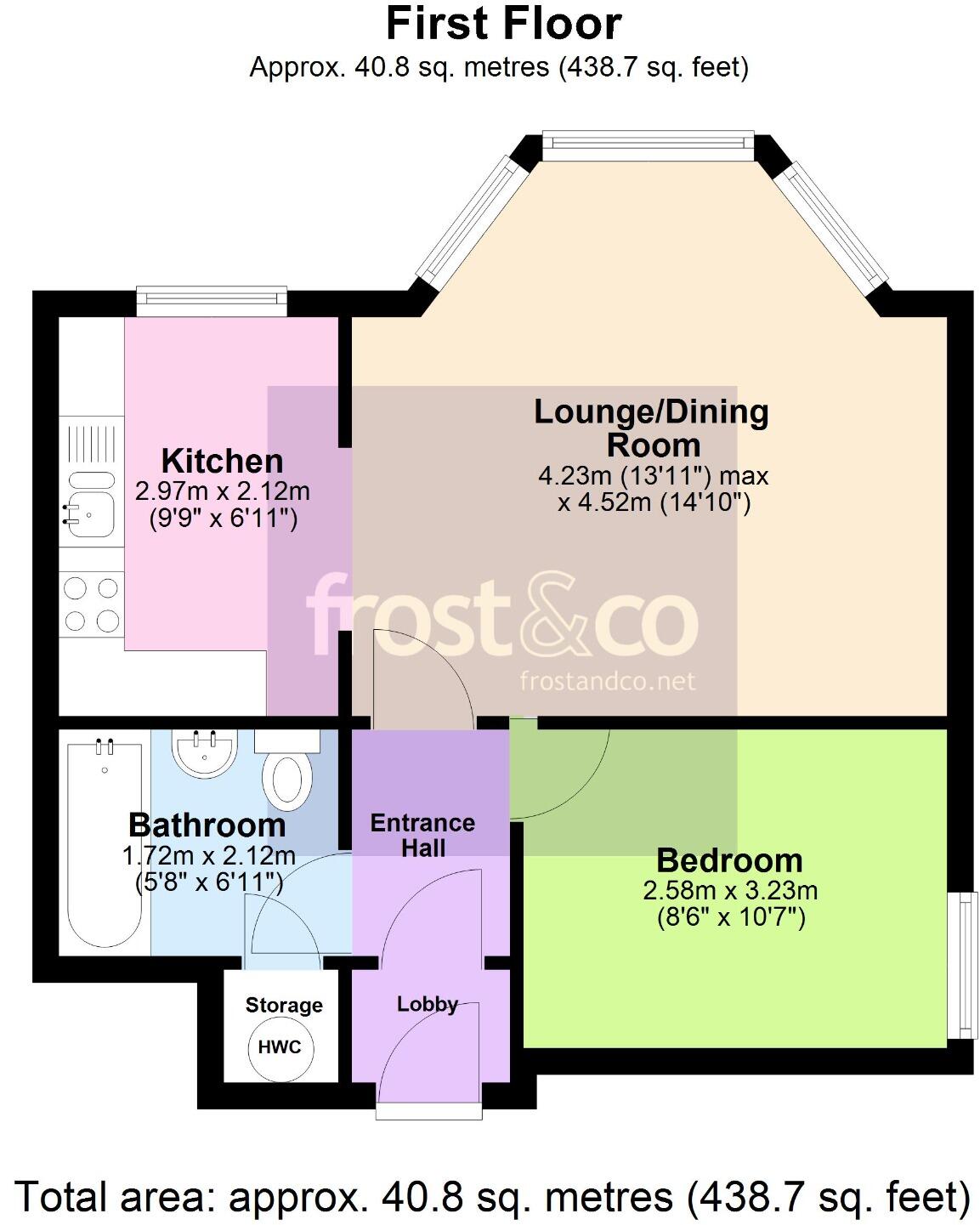 95 St. Michaels Road, Bournemouth, Dorset, BH2 floorplan