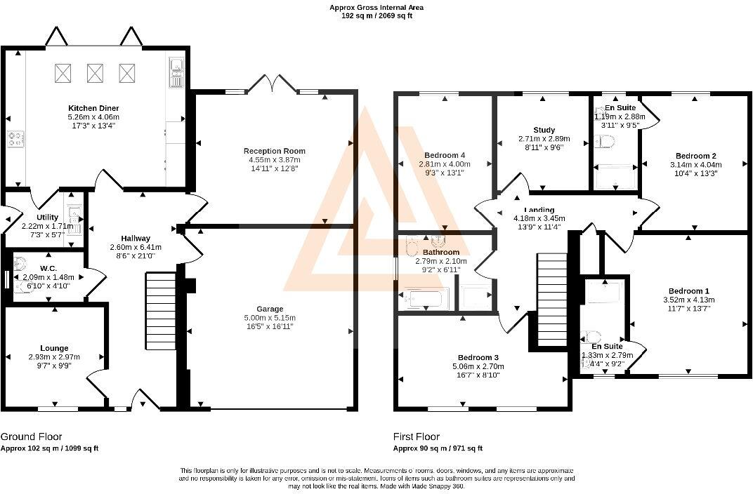 18, Merlin Drive, Barnard Castle floorplan