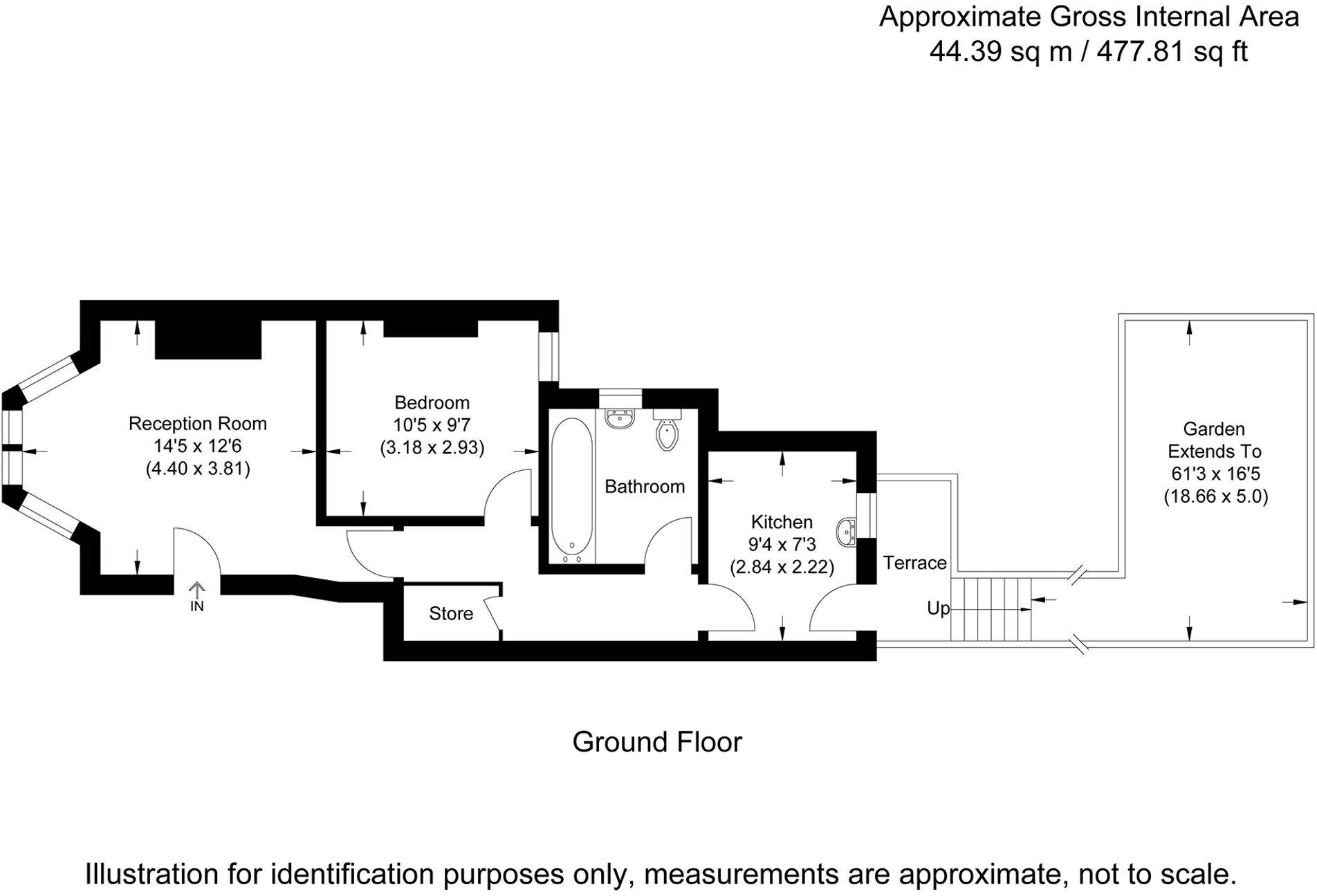 Mosslea Road, London, SE20 floorplan