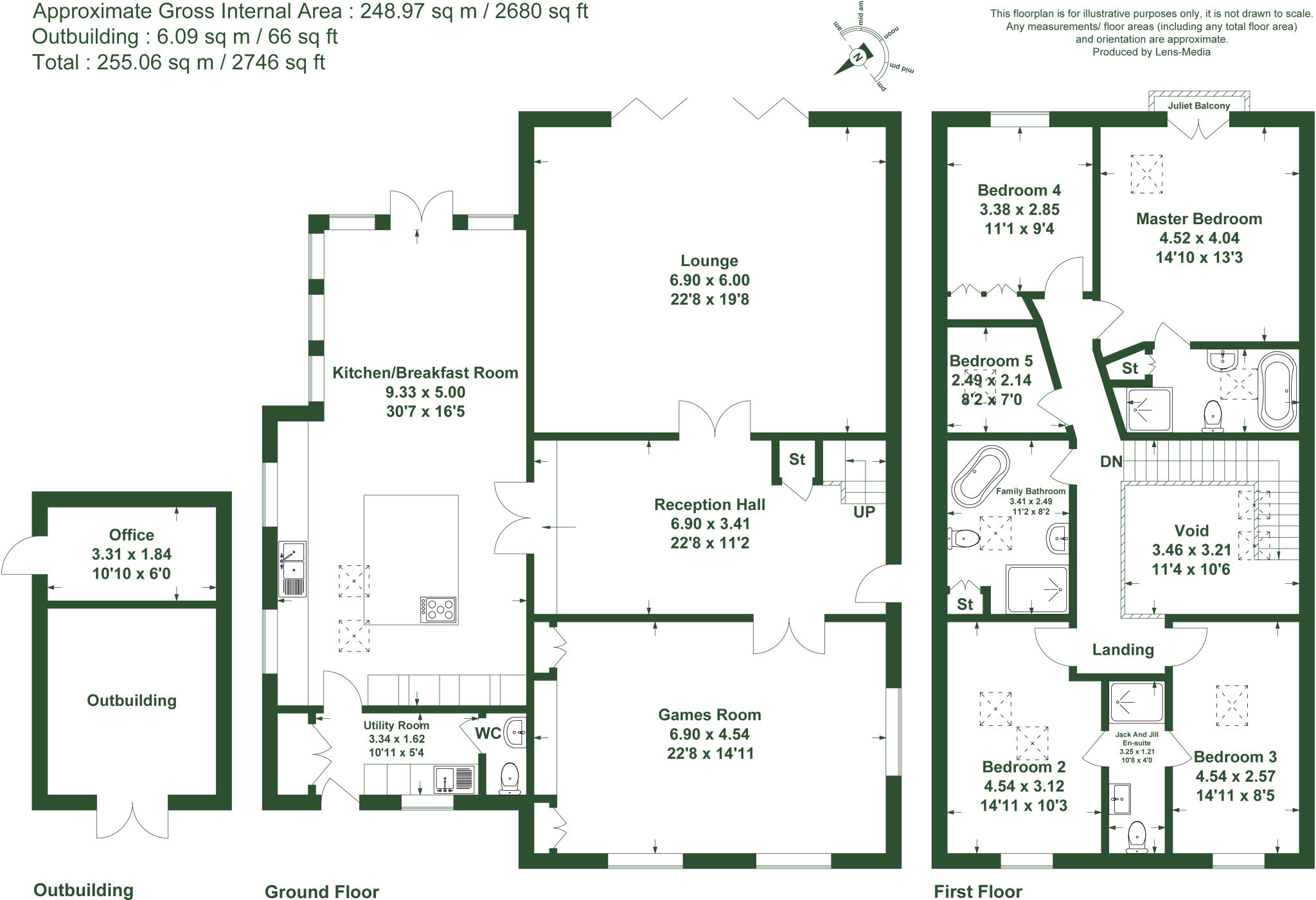The Square, Walton-le-Dale, Preston, Lancashire floorplan