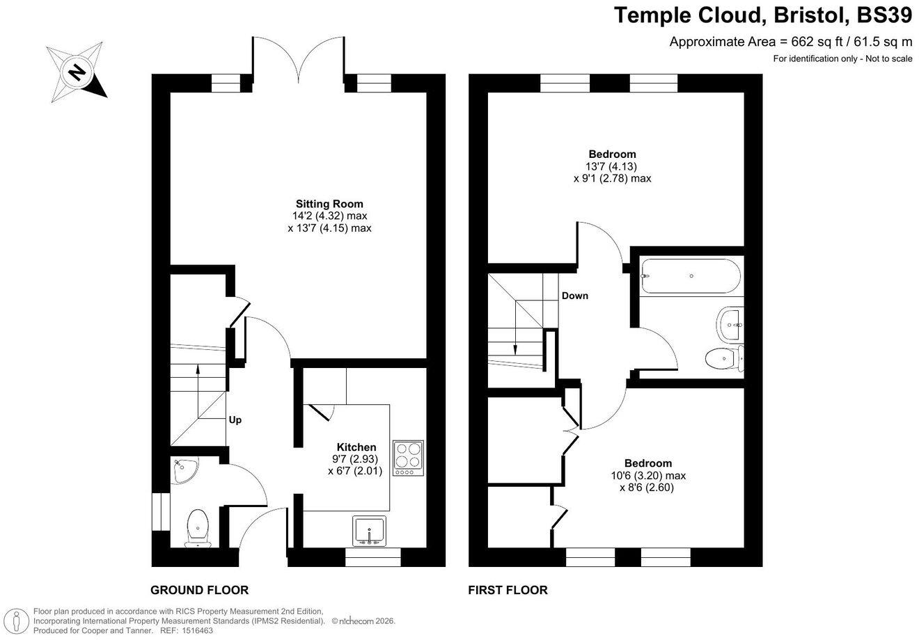 Brandown Close, Temple Cloud, BS39 floorplan