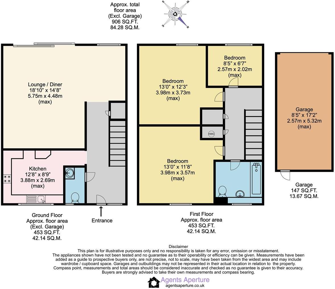 Ayelands, New Ash Green floorplan