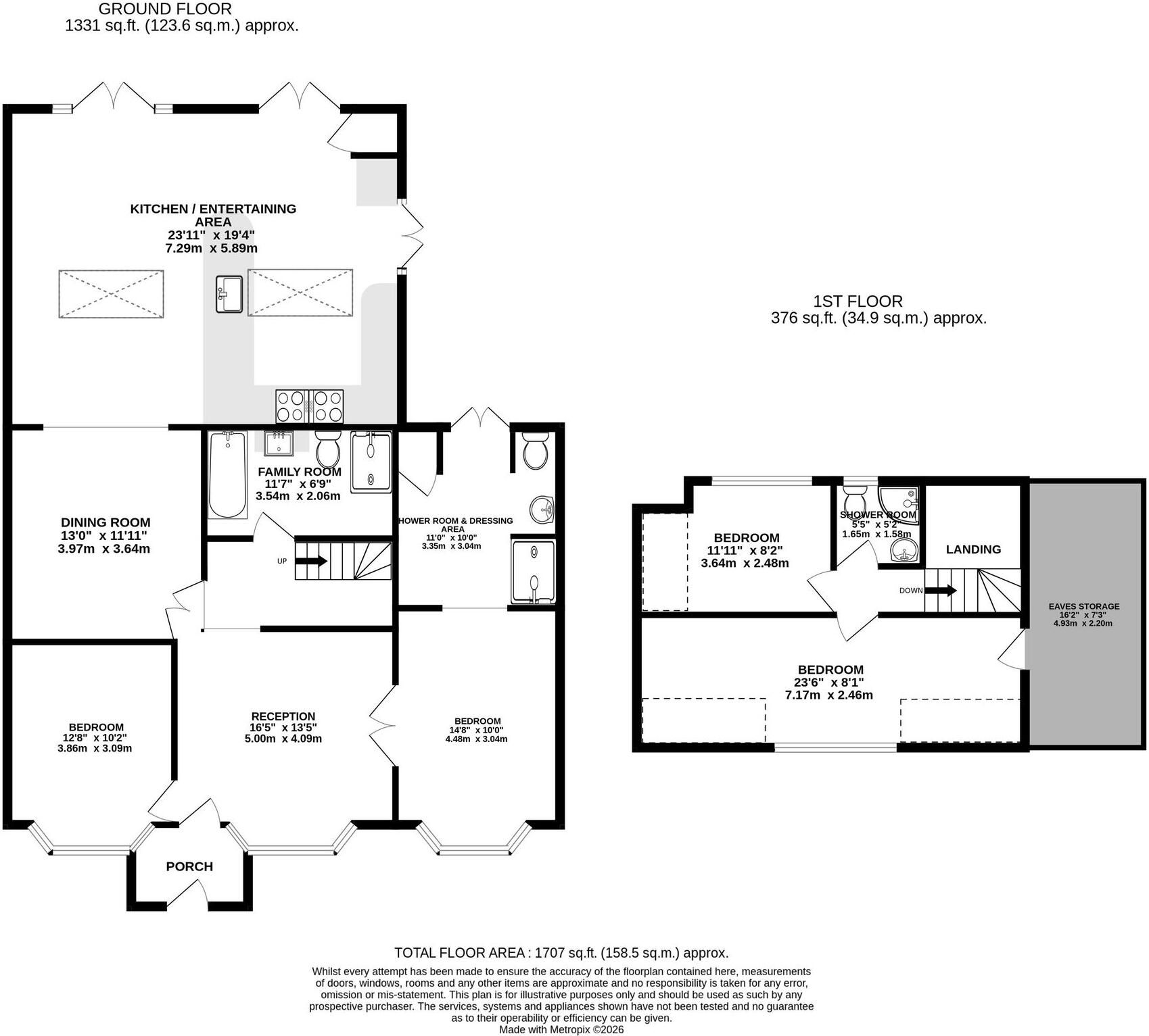 Harrow Way, Carpenders Park, Watford, Herts, WD19 5ET floorplan