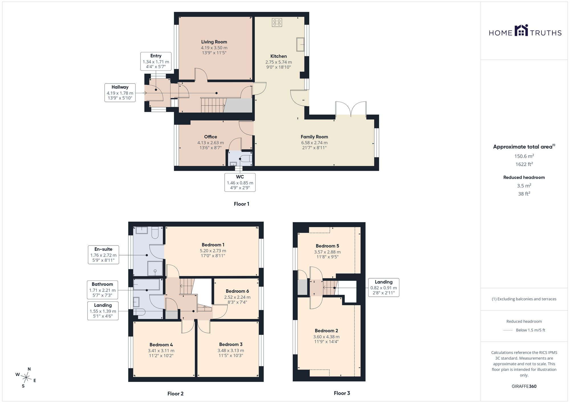 Enfield Close, Eccleston, PR7 5TS floorplan