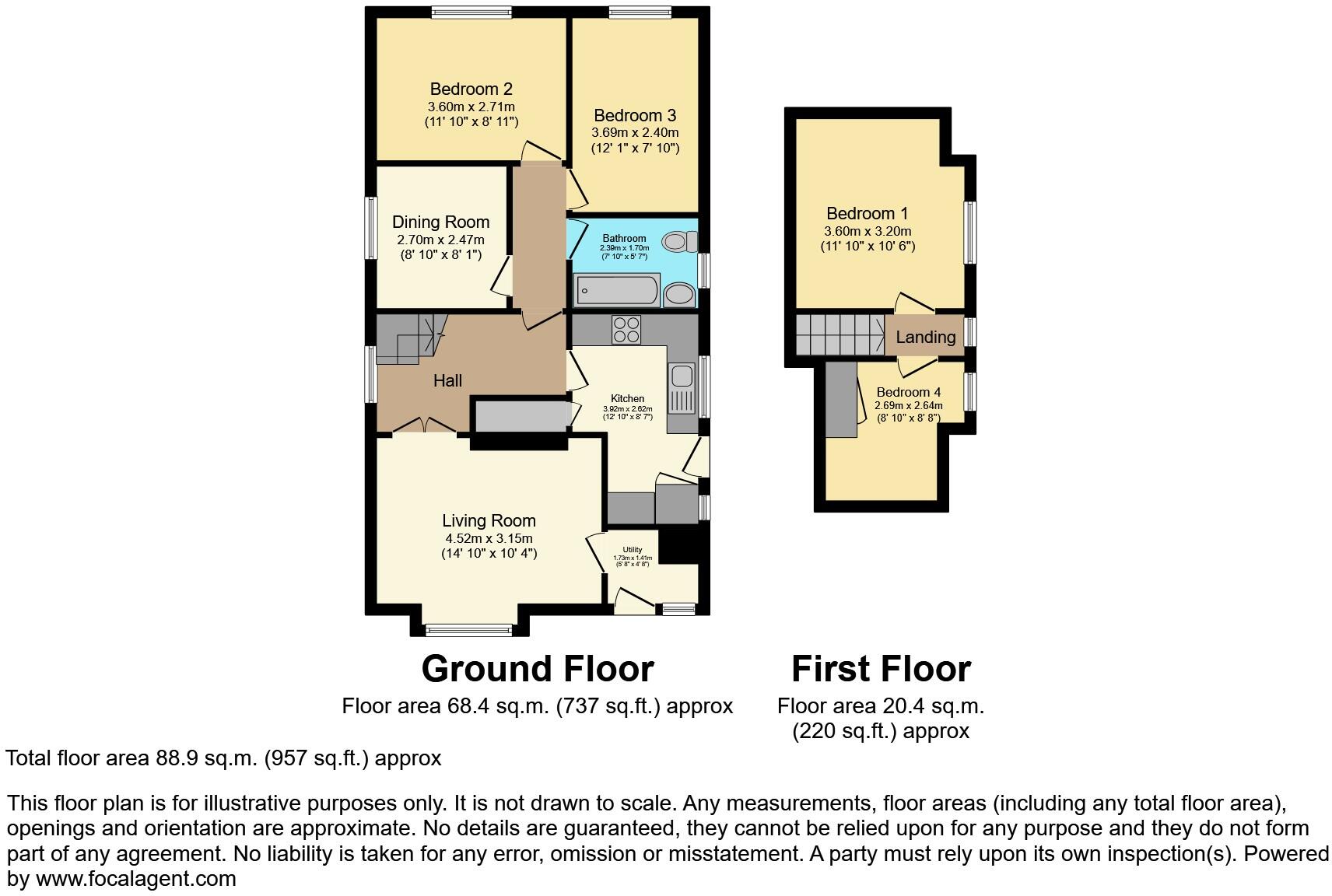Epworth Road, Rhyl, LL18 floorplan